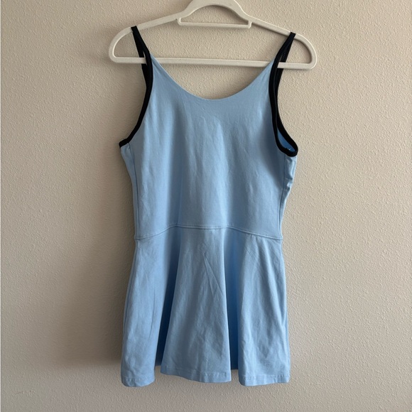 NWOT Free People FP Movement Hot Shot Skortsie Mini Dress Women’s Medium Blue - Picture 5 of 10